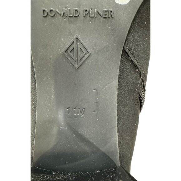 Donald Pliner Size 11 Women's Cassidy Crepe Elastic Tall Shaft Boot Black - Picture 12 of 14